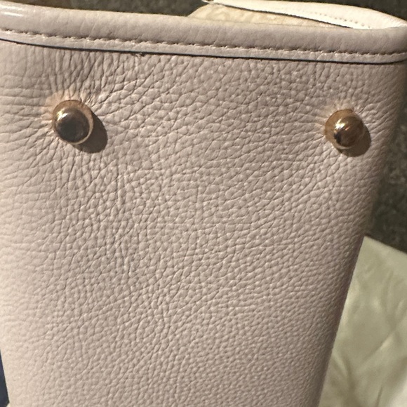 Coach Beige Canvas w/Cream Trim Signature Stripe Dempsey Carryall Tote - Picture 9 of 13